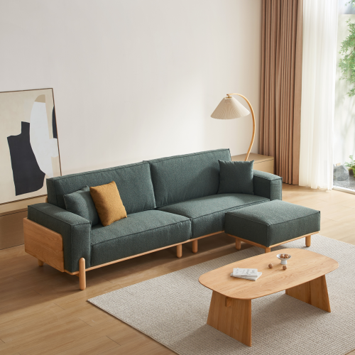 Linspire Verdant Solid Wood Ottoman