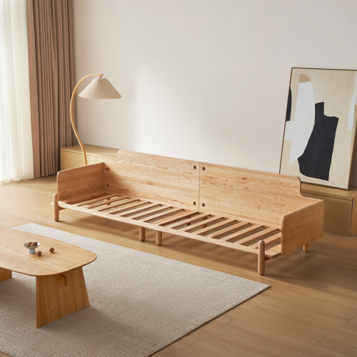Linspire Verdant Solid Wood 4-Seater Sofa