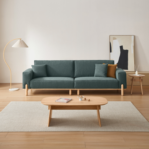 Linspire Verdant Solid Wood 4-Seater Sofa