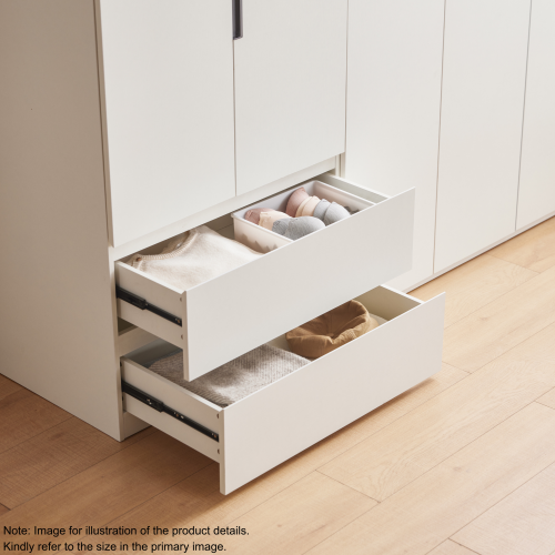 Linspire Serene 2-Door Wardrobe with Drawers