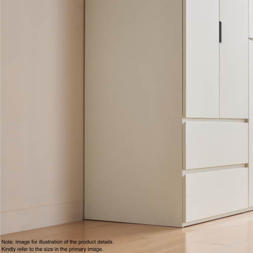 Linspire Serene 2-Door Wardrobe with Drawers