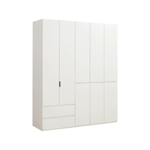 Linspire Serene 5-Door Wardrobe with Drawers