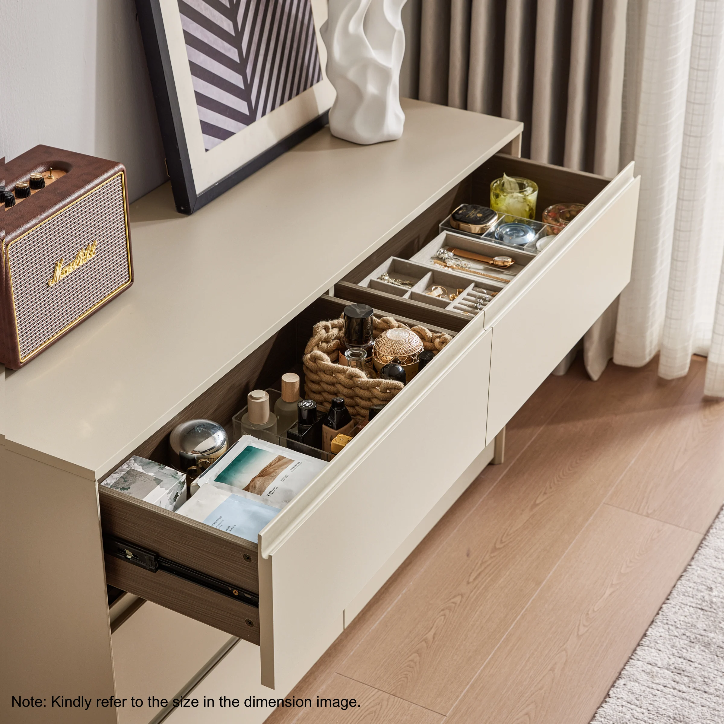 Linspire Vanko Chest of 6 Drawers with Add on Unit