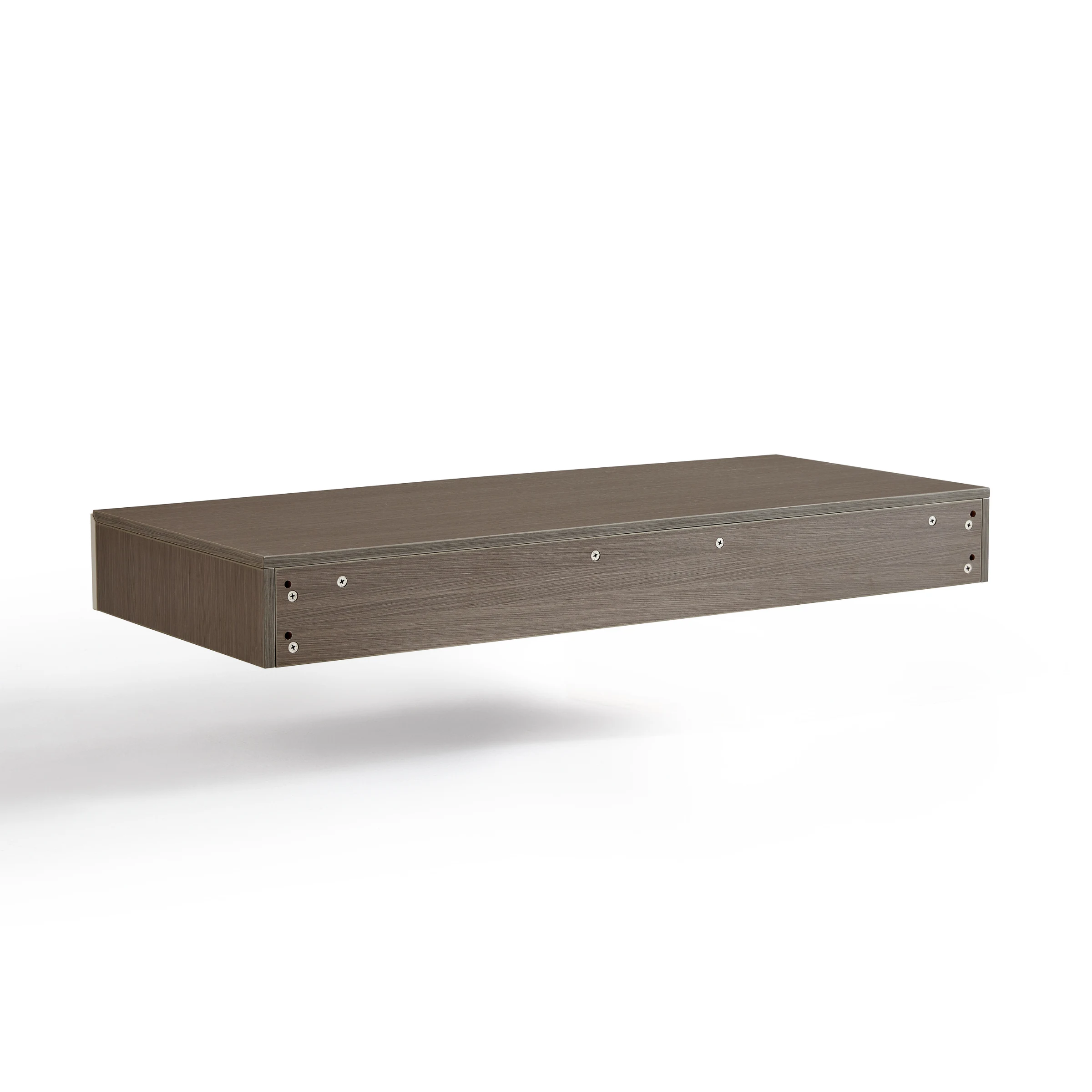 Linspire Vanko Floating Office Desk & Bookcase Set