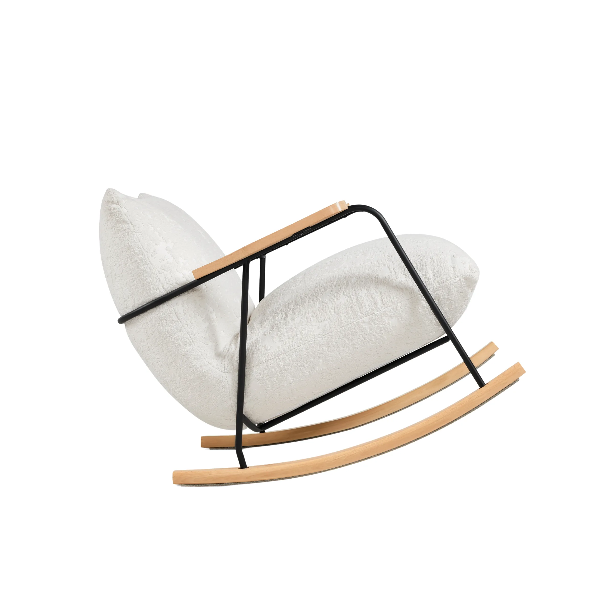 Linspire Dermot Rocking Chair, White