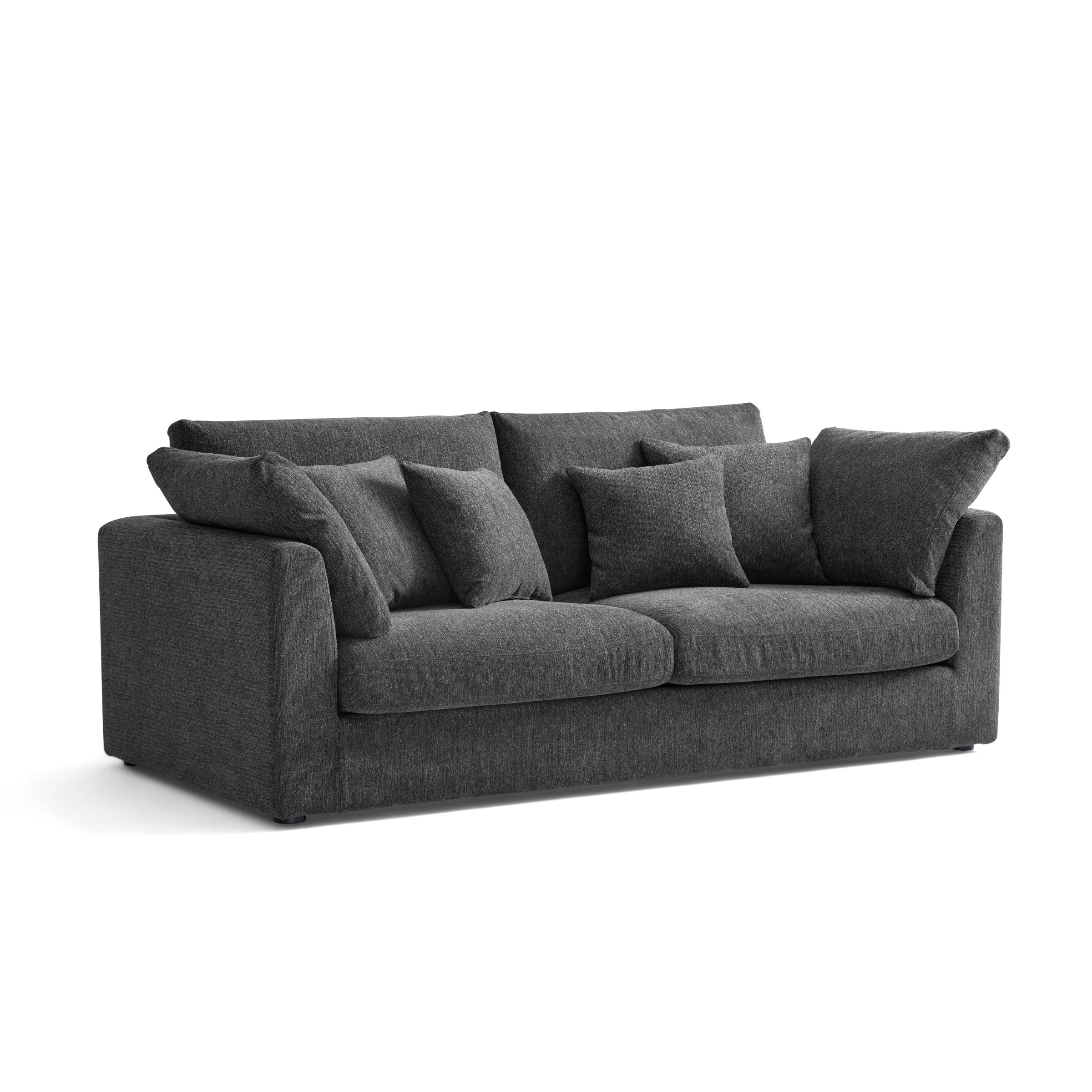 Linspire Neuer Chenille 3-Seater Sofa, Dark Grey