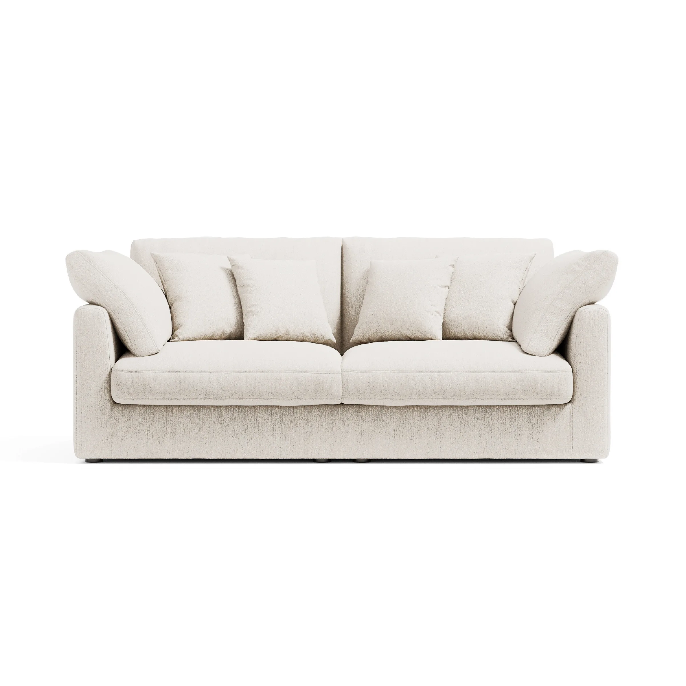Linspire Neuer Chenille 3-Seater Sofa, Neutral White