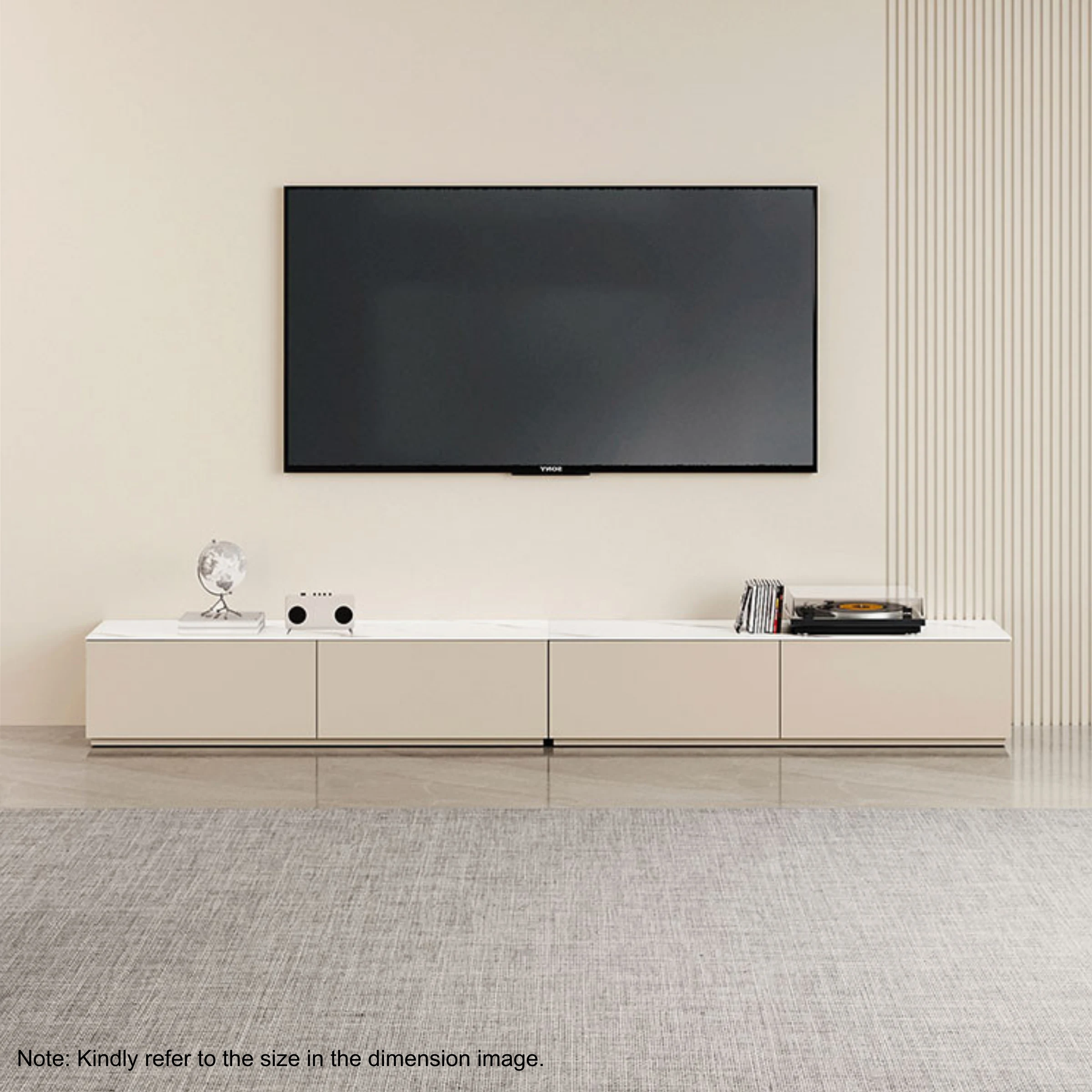 Linspire Vanko Sintered Stone Top Entertainment Unit, 1.2m