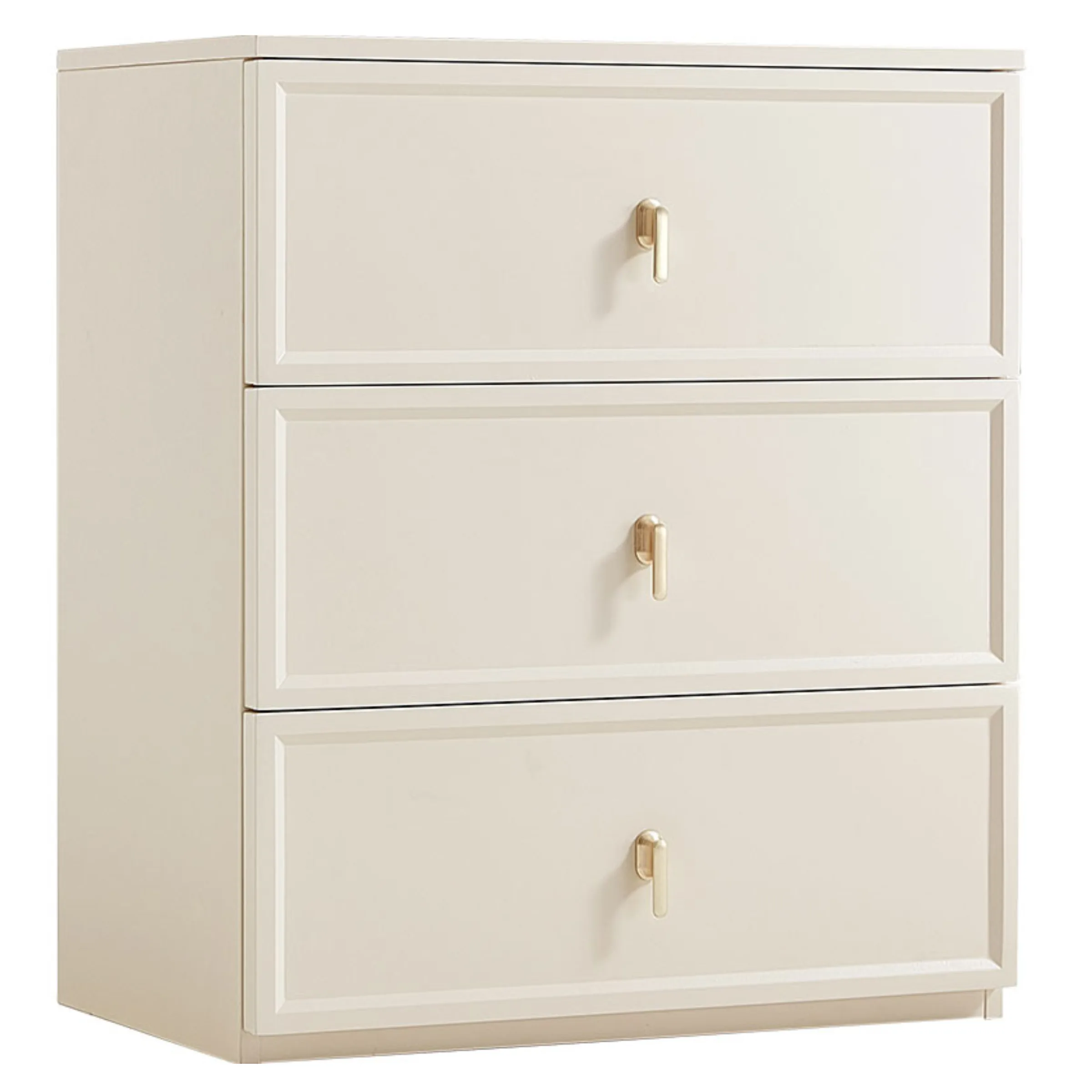 Linspire Haven Chest of 3 Drawers, Creamy White