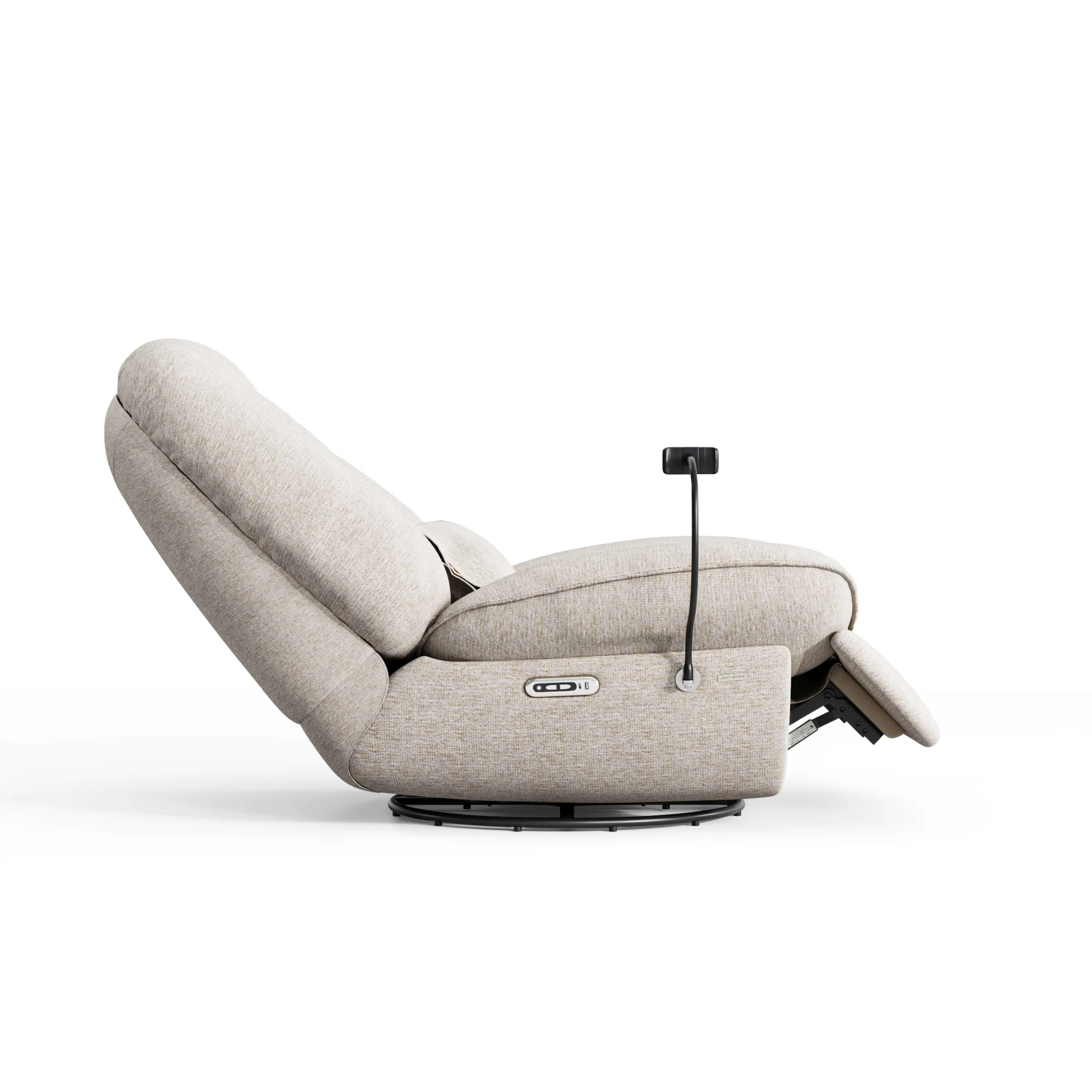 Linspire Oasis Electric Recliner Chair, Oversize, Ivory