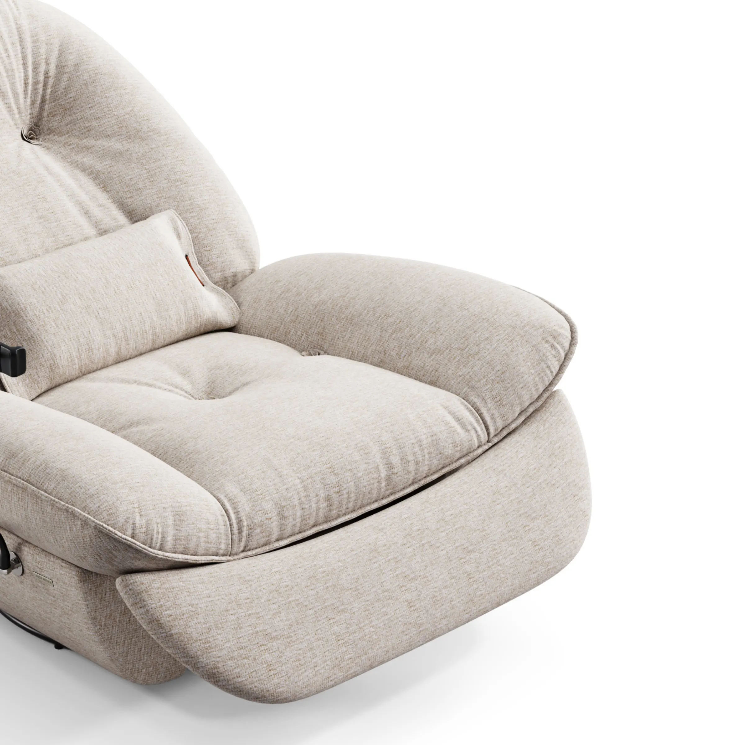 Linspire Oasis Electric Recliner Chair, Oversize, Ivory