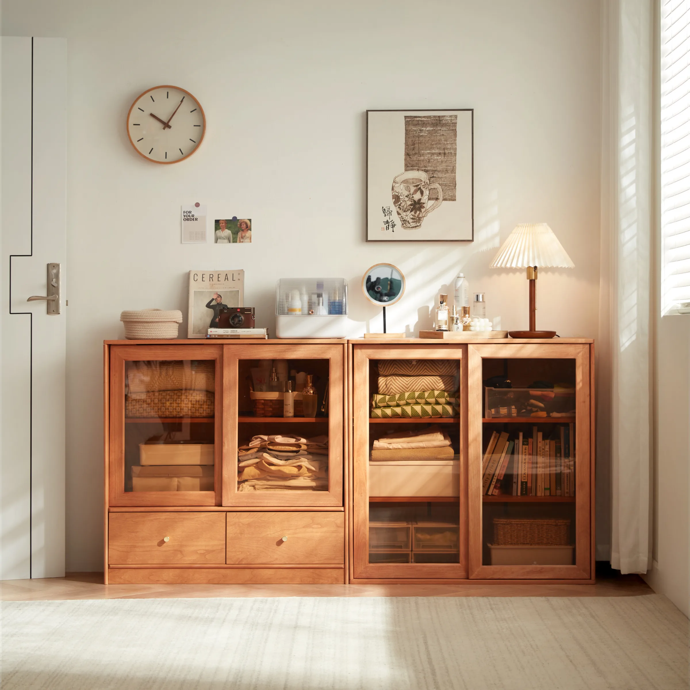 Linspire Verve Set of 2 Modular Storage Cabinet with 2 Drawers