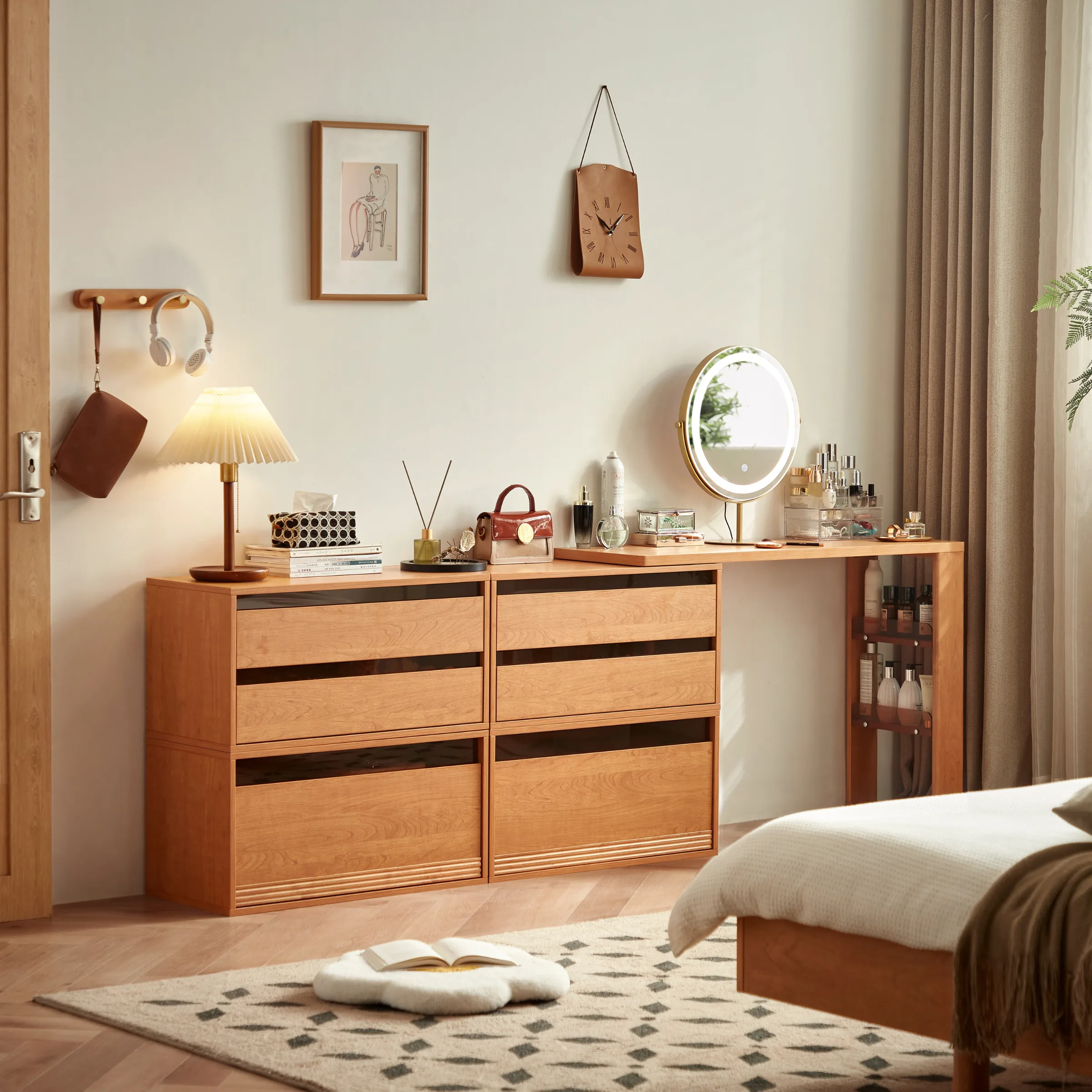 Linspire Verve Set of 5 Modular Dressing Table with 6 Drawers