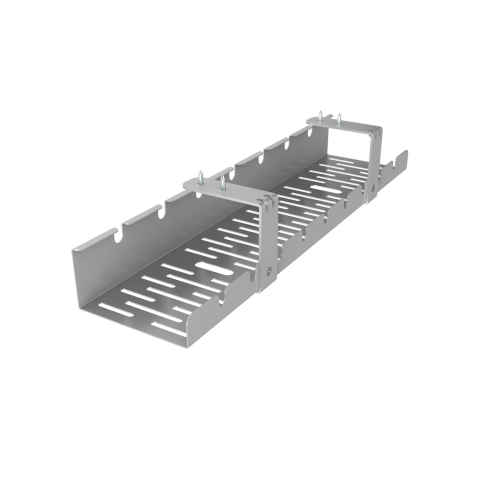 Loctek CMP502 Under Desk Cable Management Basket Tray, 500x122x90mm, White