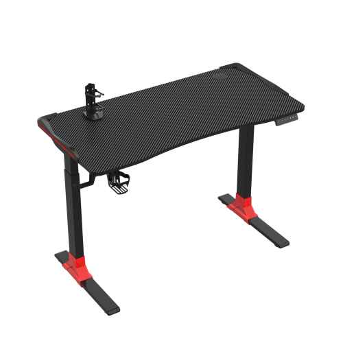 Loctek GET119-L Gaming Desk, Electric Height Adjustable, 1200x600mm, Black