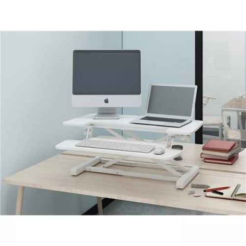 Loctek Mt117M Eco Ergonomic Deskalator Workstation, Removable Keyboard Tray