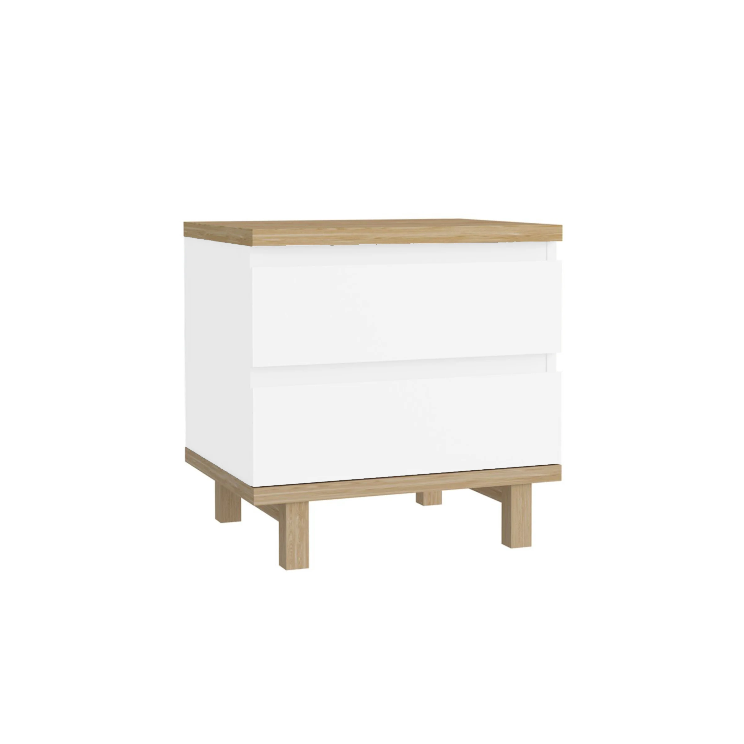 Loft Hampton Bedside Table with 2 Drawers