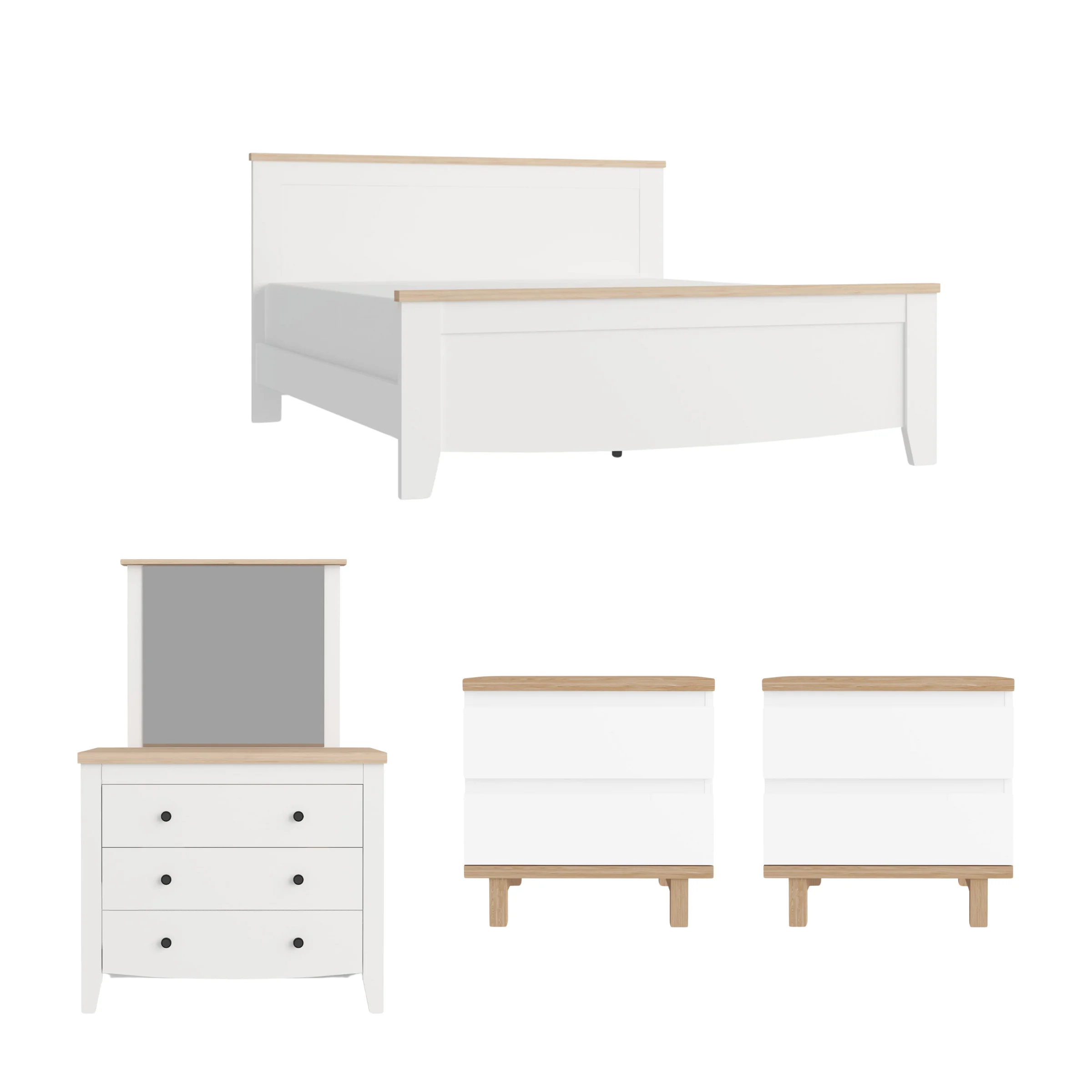 Loft Hampton 4PCS Bedroom Set B