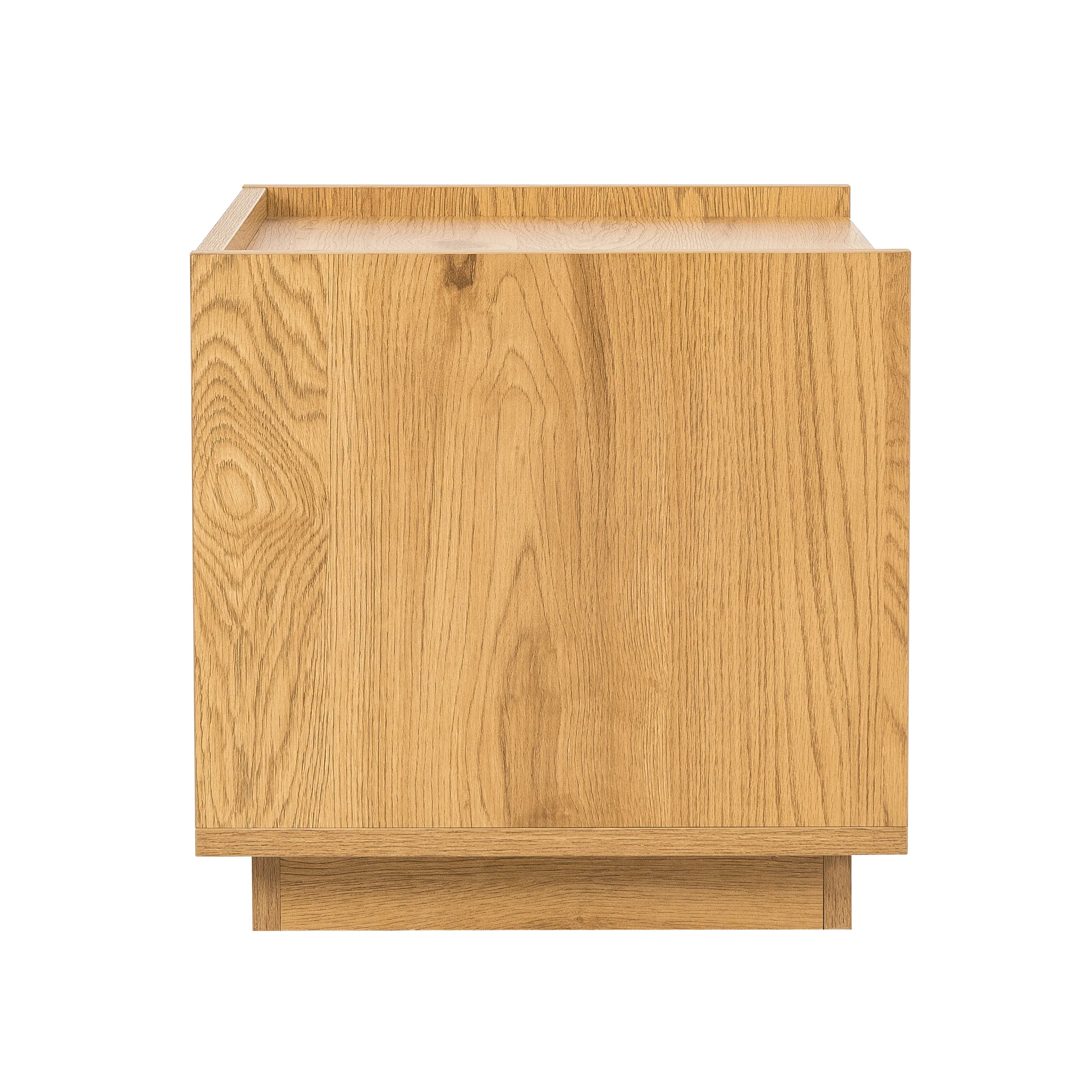 Loft Japandi Bedside Table with 2 Drawers