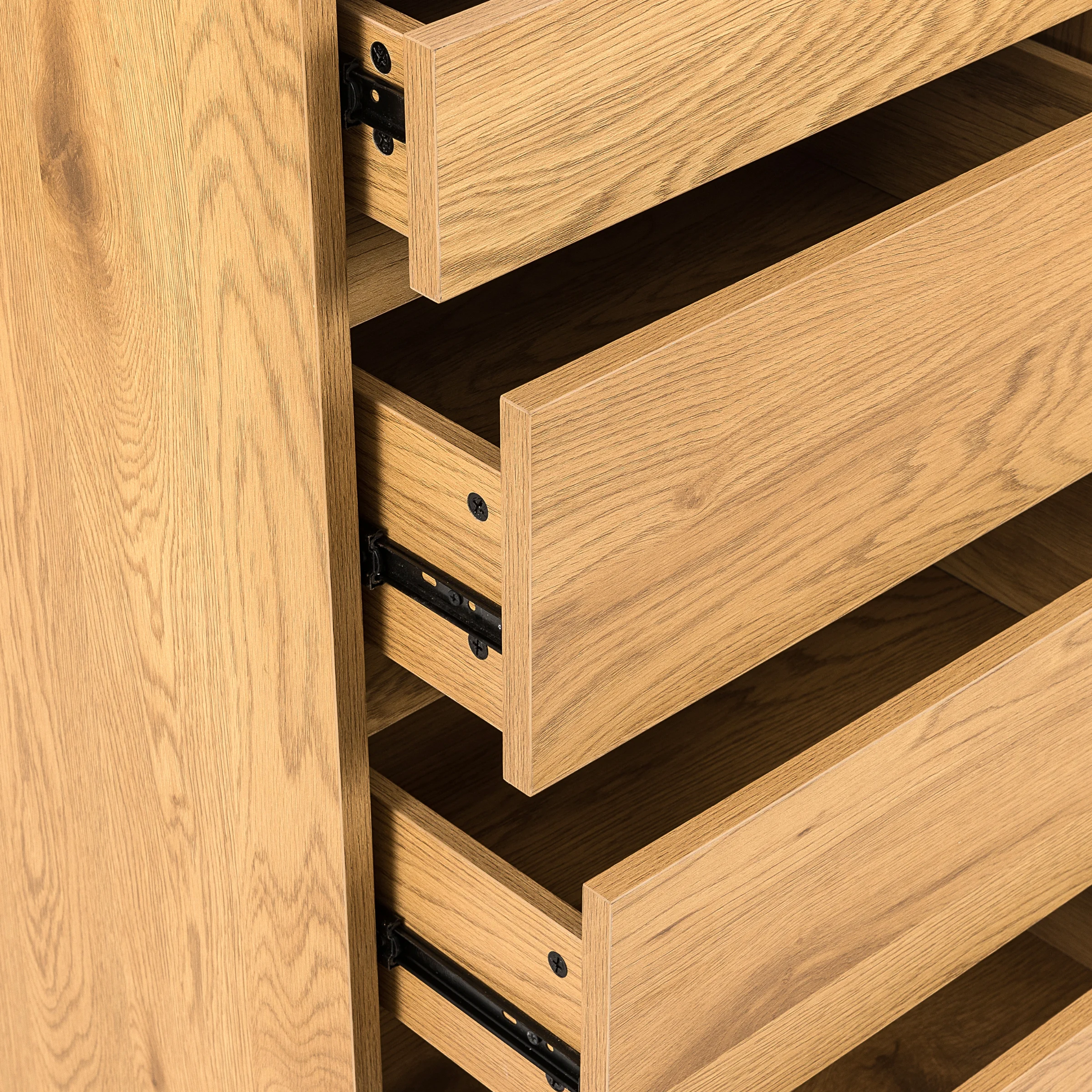 Loft Japandi Chest of 5 Drawers