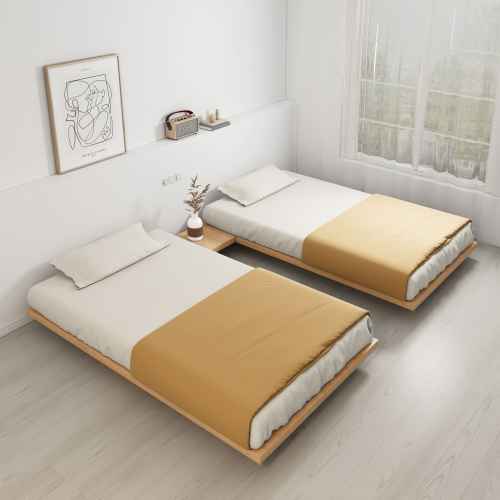 Loft Japandi Queen Platform Bed Base