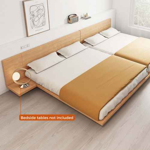 Loft Japandi Queen Platform Bed Frame