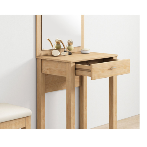 Loft Japandi Dressing Table, 60x40CM, Oak veneer