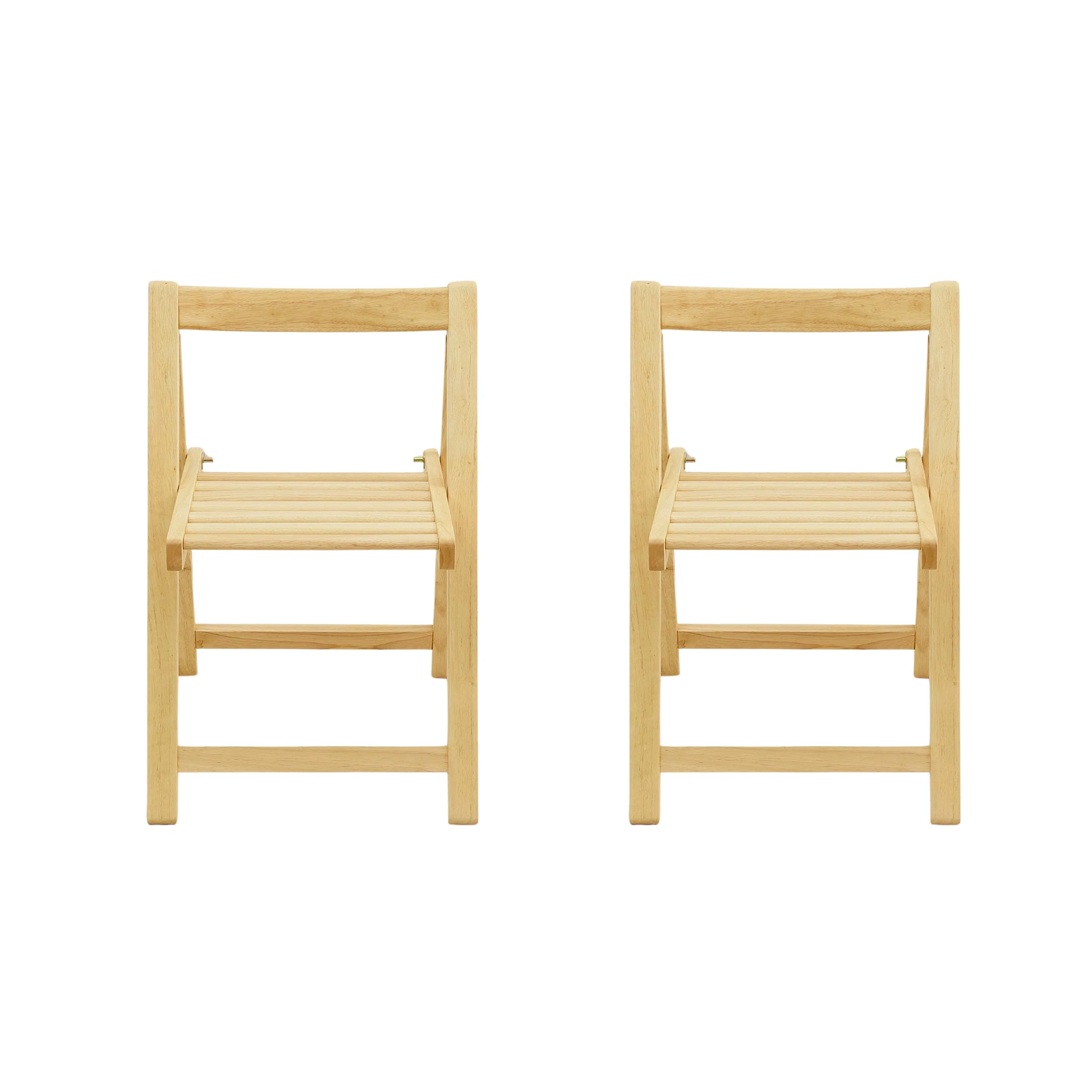 Loft Nordic Dining Chair, 44x45.6CM, Rubberwood, Set of 2