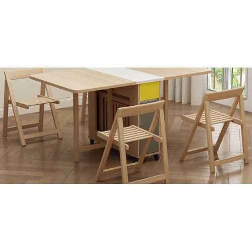 Loft Nordic Dining Chair, Light Wood, Set of 2