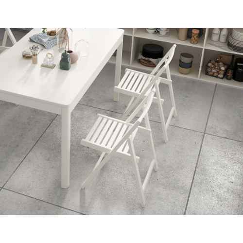 Loft Nordic Dining Chair, 44x45.6CM, White, Set of 2