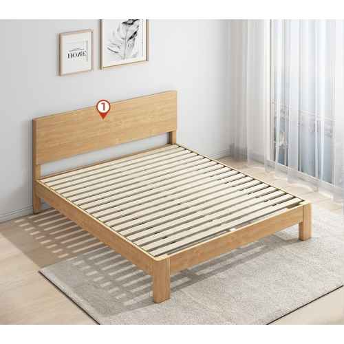 Loft Japandi Bed Frame, Queen