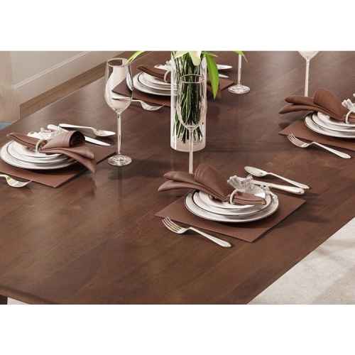 Loft Hansan Extendable Dining Table, Dark Wood, 120/150