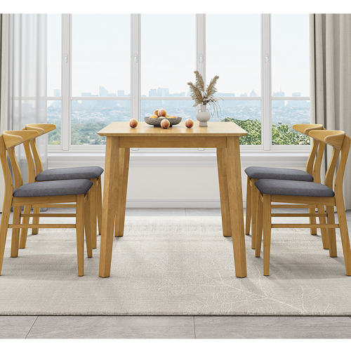 Loft Hansan Dining Chair, Set of 2, Light Wood