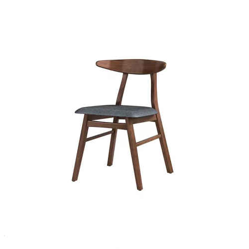 Loft Hansan Dining Chair,  52x73cm, Walnut, Set of 2