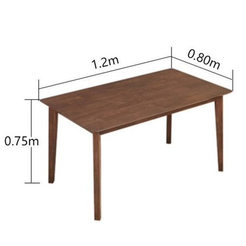 Loft Hansan Dining Table, 1.2m, Dark Wood