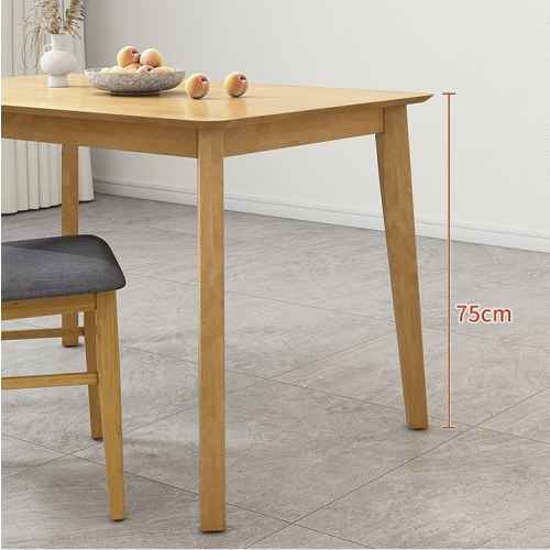 Loft Hansan Dining Table, 1.4m, with 4 chairs, Light Wood