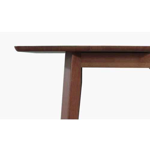 Loft Hansan Dining Table, 1.4m, with 4 chairs, Dark Wood