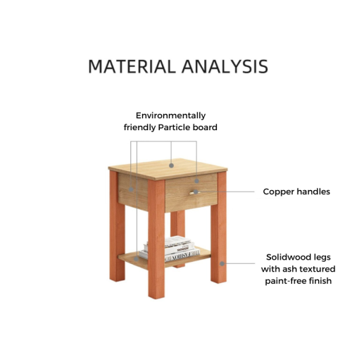 Loft Japandi Bedside Table