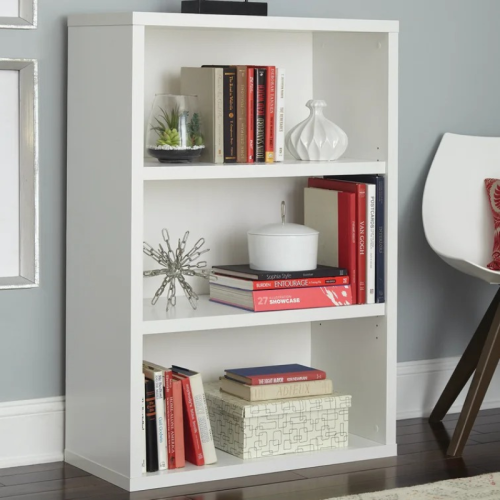 Loft Newton Bookcase, 3-Tier, White