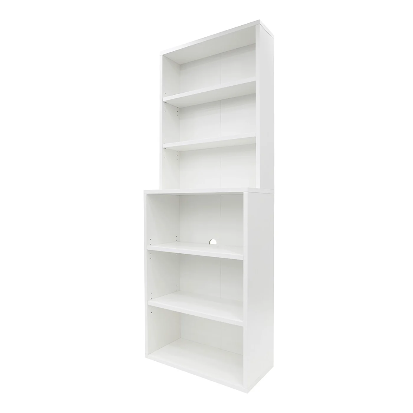 Loft Newton Bookcase, 76.2x34.5x208.4cm, White