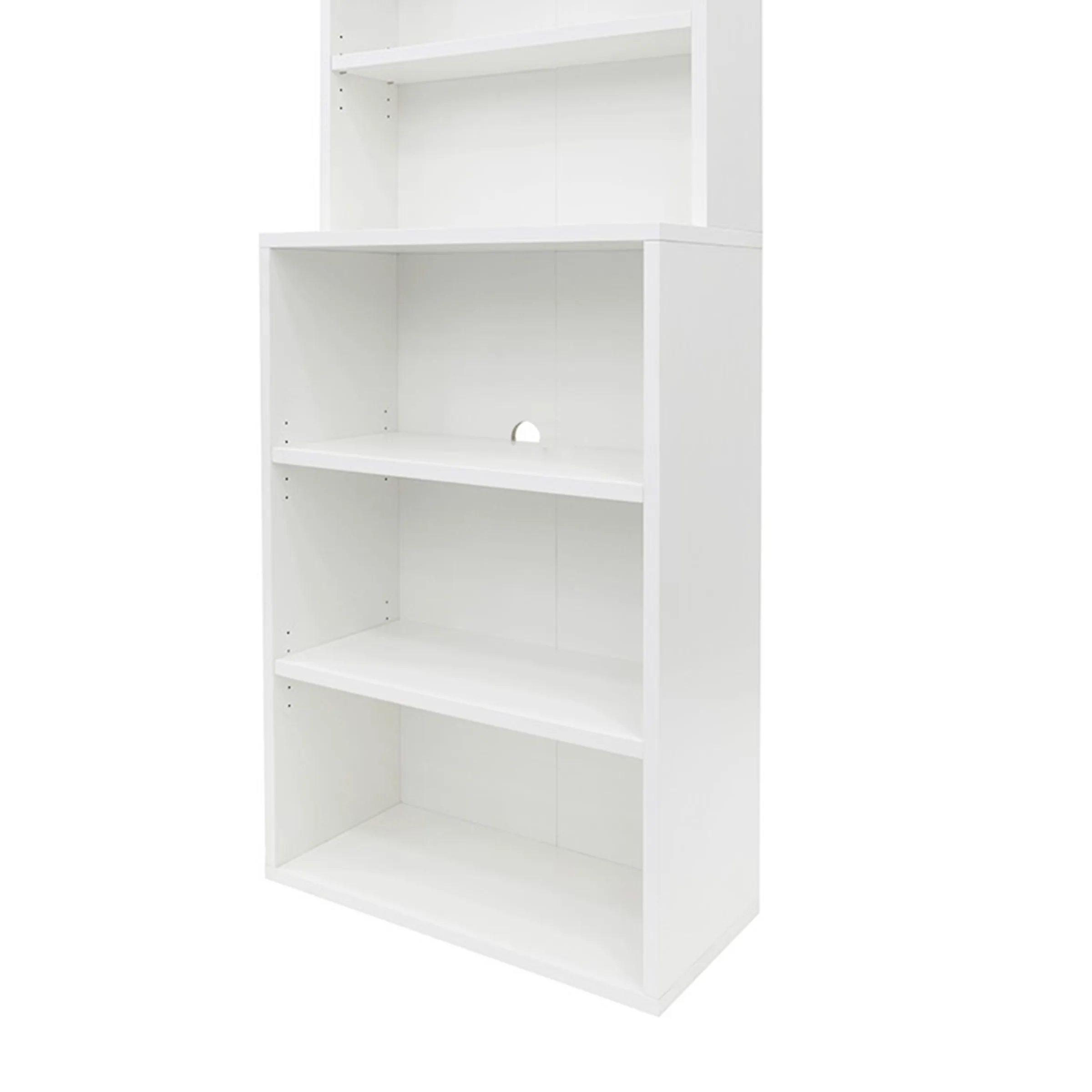 Loft Newton Bookcase, 76.2x34.5x208.4cm, White