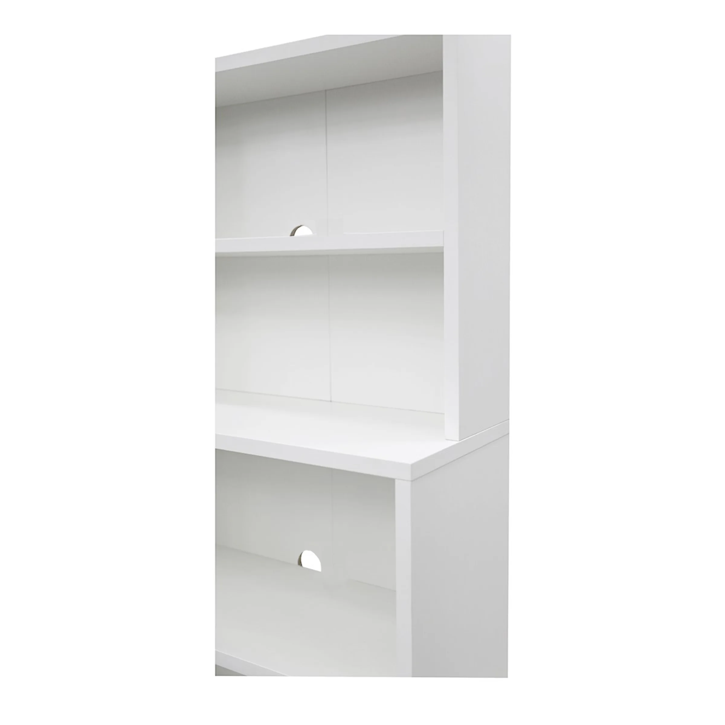 Loft Newton Bookcase, 6-Tier, White