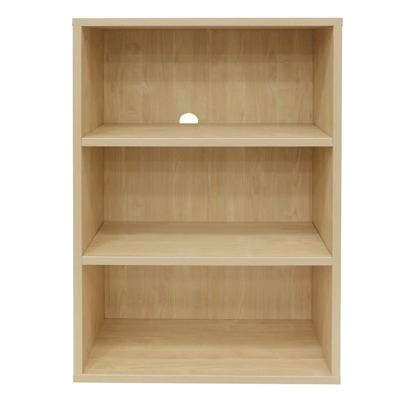 Loft Newton Bookcase, 76.2x34.5x112.4cm, White stained oak veneer