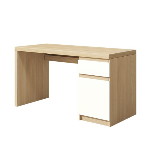 Loft Ensio Desk, 1.4m, White & Light Wood