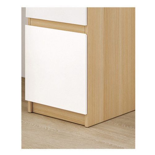 Loft Ensio Desk, 140x60x75cm, White & Light Wood