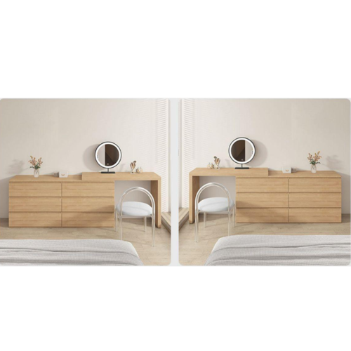 Loft Ensio Floating Dressing table with Chest of 3 Drawers