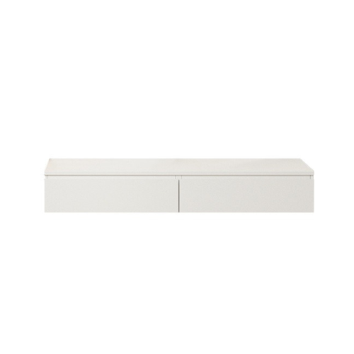 Loft Japandi Floating Entertainment Unit, 1.6m, White