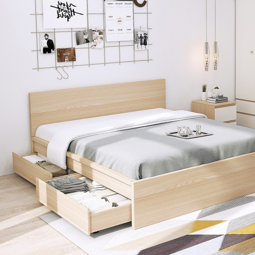 Loft Ensio Bed, Queen, with 2 Underbed Drawers