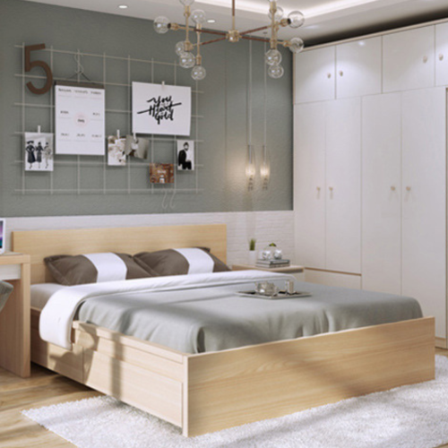 Loft Ensio Bed, Queen, with 2 Underbed Drawers
