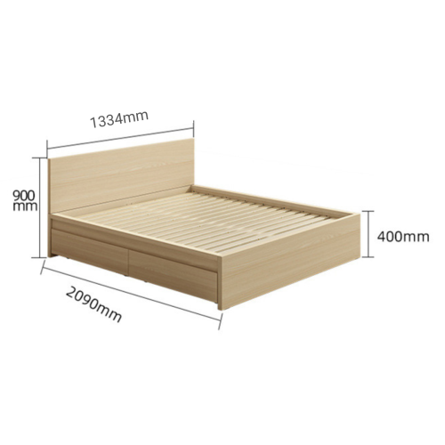 Loft Ensio Small Double Bed with 2 Underbed Drawers